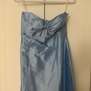 Bridesmaid blue dress